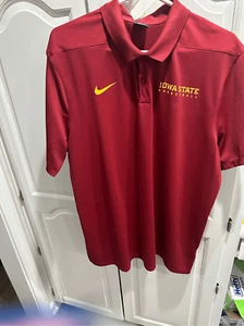 Polo NCAA IOWA STATE CYCLONES NIKE ROJO CARMESÍ XL - Imagen 1 de 5