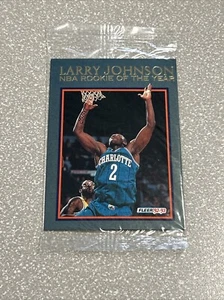 3 Card 1992 fleer Larry Johnson rookie of the year set Send Away Sealed 13-15 - Picture 1 of 2
