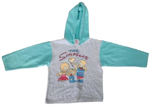 Vintage 90's Levis Simpsons Kids Hoodie Sweatshirt Size 6 Made in USA - Picture 1 of 5