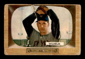 1955 Bowman #1 Hoyt Wilhelm   F X2109507