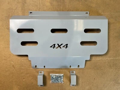 Silver Bash Plate Front Guard for Nissan Navara NP300 2015-On D23 3mm Steel 1PC - Image 1 of 4