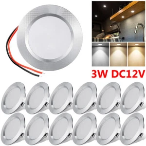 12V LED Einbauleuchten Wohnmobil Flach Spot RV Auto Wohnwagen Einbaustrahler DE - Bild 1 von 18