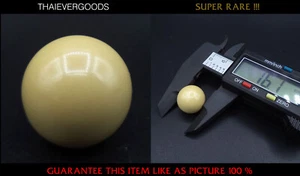 15MM MYANMAR SARIRA PRA TATH YELLOW PEARL GLOSS SAKAYAMUNI BUDDHA RELICS No.2 - Picture 1 of 7