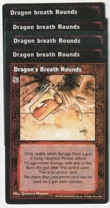 Dragon Dragon's Breath Rounds x5 VTES Jyhad ET - Imagen 1 de 1