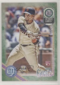 2018 Topps Gypsy Queen Green Miguel Gomez #102 Rookie RC