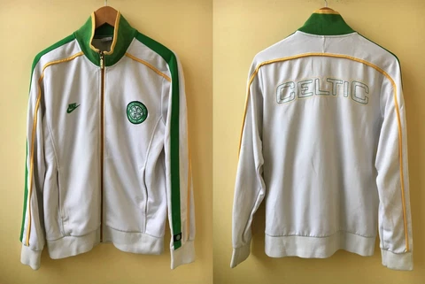 The Celtic FC Nike football soccer track top full zip jacket. Size M Cover
