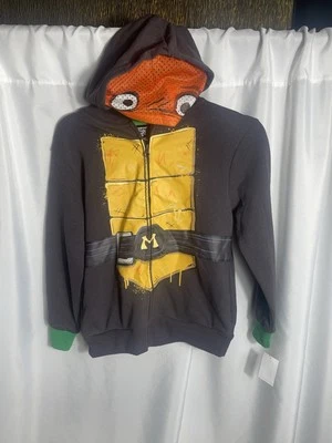 Teenage Mutant Ninja Turtles Niño Talla M Sudadera con Capucha Chaqueta Disfraz Miguel Ángel Nuevo con Etiquetas Foto 1 de 4