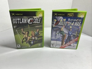 Outlaw Golf & Outlaw Golf 9 More Holes Of X-Mas (Microsoft Xbox, 2002) CIB - Picture 1 of 12