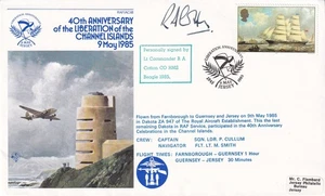 Guernsey Peace in Europe Signed by Lt Cdr R A Cotton CO HMS Beagle 1985. - Picture 1 of 1