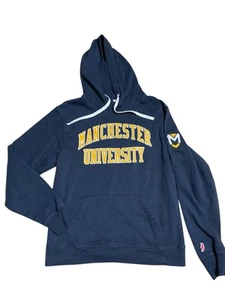 League Hoodie Herren Medium Schwarz Sweatshirt Pullover Manchester University - Bild 1 von 2