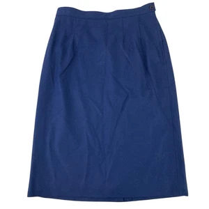 Vintage Pendleton Woolen Mills blau 100 % reine Schurwolle Bleistiftrock Größe 14W - Bild 1 von 8