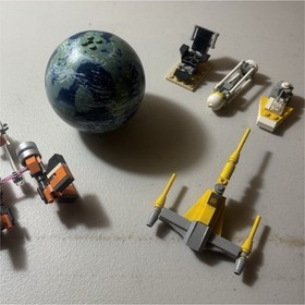 LEGO Star Wars Planets Series 1, Naboo Starfighter, Sebulba Podracer 9675 & 9674