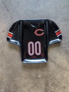 Chicago Bears Glass Jersey Chip and Dip Tray - Picture 1 of 12