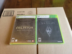 Elder Scrolls IV: Edición Oblivion of the Year + Skyrim (Xbox 360) Completo - Imagen 1 de 17