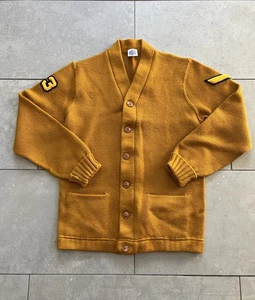 Vintage 1950s Nelson Knitting Mills Letterman Wool Varsity Cardigan Sweater 50s - Bild 1 von 19
