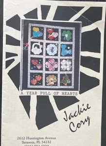 A Year Full of Hearts Quilt Pattern by Jackie Cory 1997 - Picture 1 of 3