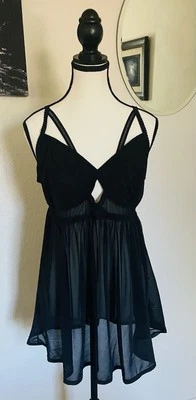 Torrid Lingerie Black Teddy - Image 1 of 4