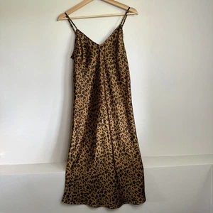 Abito donna slip stampa leopardata A New Day, taglia small - Foto 1 di 8