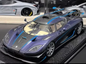 *SUPER RARE* Frontiart 1/18 Koenigsegg One:1 Blue Carbon LIMITED - Bild 1 von 7