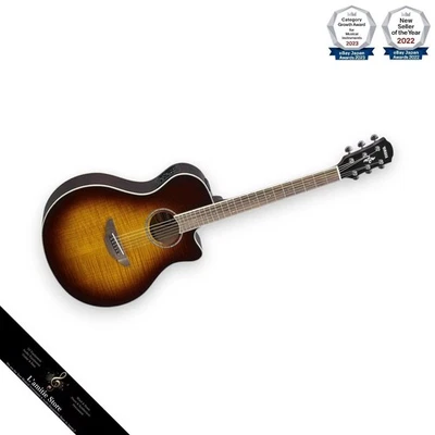 Guitarra electroacústica Yamaha APX600FM color marrón tabaco Sunburst de 6... - Imagen 1 de 4