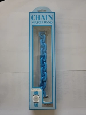 Pulsera de cadena azul Prime Connect Apple Watch serie 1-6/SE 42/44/45/49 mm Foto 1 de 2