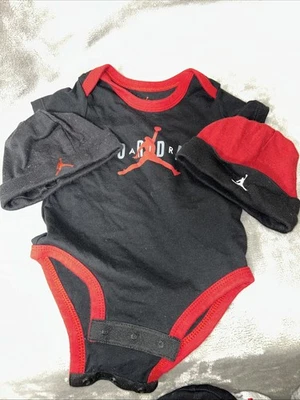 Air Jordan Jumpman Gorro Gorra Sombrero Talla 0-6 Meses Bebé Body Foto 1 de 3