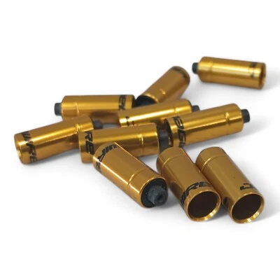 Tapa de extremo con capucha Jagwire 4,5 mm aleación de oro 10 un. Foto 1 de 4