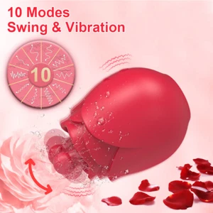 Zunge Lecken Erotik Sex Toys Realistischer Zungen Lecken Vibrator für Klitoris - Bild 1 von 9