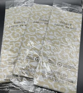 Lotto carta velina Hallmark, 8 fogli per confezione, 3 confezioni, confezione regalo - Foto 1 di 1