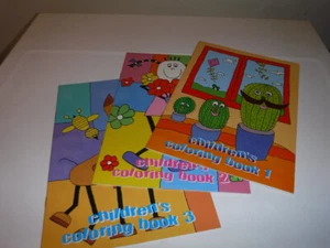 Kinder Malbücher, 3er Set (von Fuß/Mund Malern gemacht, NEU!!! - Bild 1 von 6