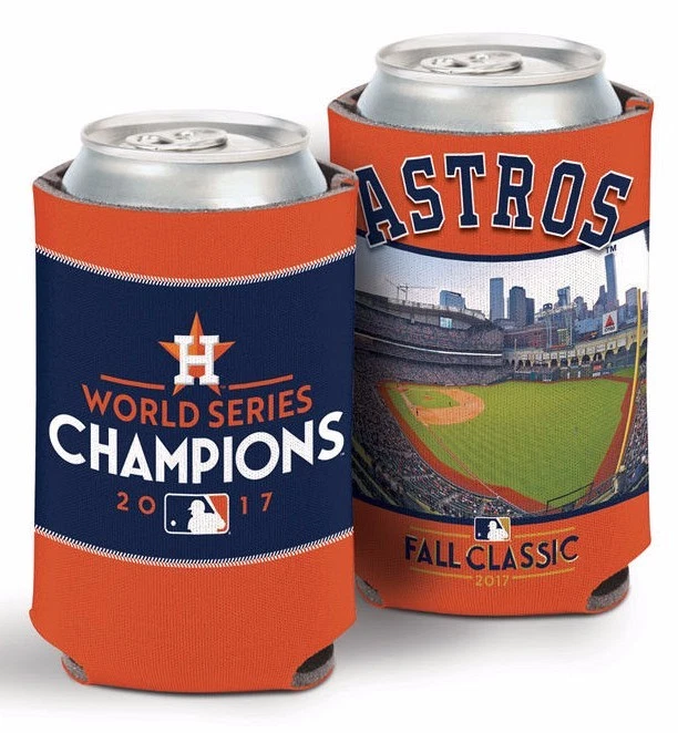 2017 World Series Champions Houston Astros Can Cooler 12 oz. Koozie - Image 1 of 1