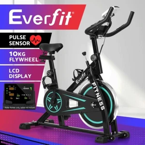Everfit Spin Bike Exercise Bike 10kg Flywheel Fitness Home Gym 150kg capacity - Picture 1 of 9