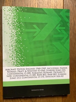 Aircraft Piston Engines 1940-1949 - Hephaestus  Books Pbk - Image 1 of 4