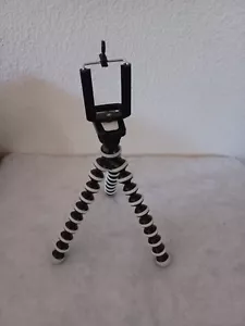 Vtg Handphone tripod Black & White 13" Tall - Picture 1 of 4