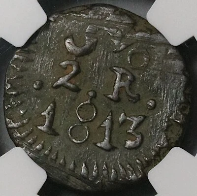 1813 NGC AU Mexico Oaxaca Sud 2 Reales Morelos War Independence Coin (22113004C) - Image 1 of 4