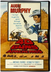 40 Guns to Apache Pass DVD - Audie Murphy, Michael Burns, Kenneth Tobey - Picture 1 of 12