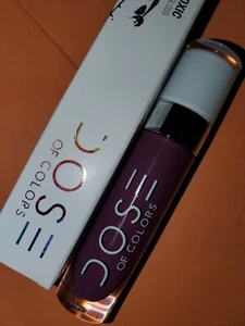 NIB DOSE OF COLORS (TOXIC) PURPLE LIP GLOSS BOLD LIP - Picture 1 of 2