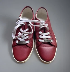GUCCI Women’s Leather Trainers.dark Red.Size 37.Made Italy - Picture 1 of 15