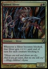 1x FOIL SPINED SLIVER - Premium Deck - MTG - Magic the Gathering