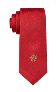 Lauren Ralph Lauren Boys Solid Crest Tie Red NWT - Picture 1 of 5