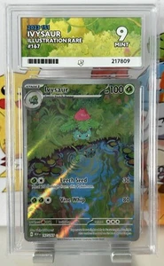 ACE 9 MINT ⭐️ Ivysaur 167/165 Scarlet & Violet 151 English Pokemon Card - Imagen 1 de 2
