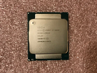 Intel Core i7-5820K 3.3GHz 6-Core CPU LGA2011-3 * Used Foto 1 de 4