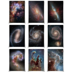 Galaxy Poster Universum Tuchdrucke A3 Größe Wandkunst Wohnkultur - Bild 1 von 14