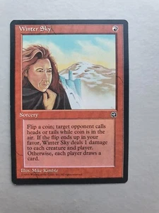 Winter Sky, MTG Homelands (1995) Rare Red Sorcery NM - Picture 1 of 2