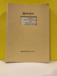 Ando AQ-6310B Optical Spectrum Analyzer Instruction Manual - Picture 1 of 2