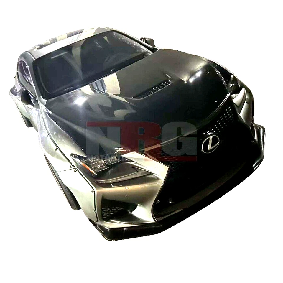 Capó de fibra de carbono ventilado estilo RC200t RC300 RC350 RCF para Lexus RC200t 2015-2024 Foto 1 de 4