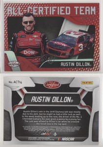 2018 Certified All-Certified Team Red /149 Austin Dillon #ACT14