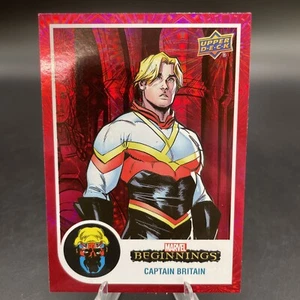 Upper Deck Marvel Beginnings 2022 volumen 2, serie 1 #74 Capitán Gran Bretaña rojo - Imagen 1 de 2