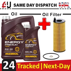 CAR SERVICE KIT ENGINE OIL FILTER FOR BMW 1 3 5 7 X1 X3 X5 X6 2.0 3.0 TDI 5W-30 - Picture 1 of 6