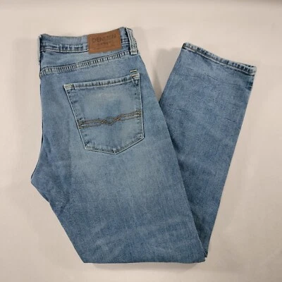 LEVIS DENIZEN 283 Slim Fit Destroyed Blue Denim Jeans Mens Size Actual 34x28 - Image 1 of 4